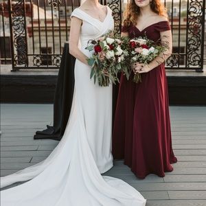 Off the Shoulder Wedding Dress